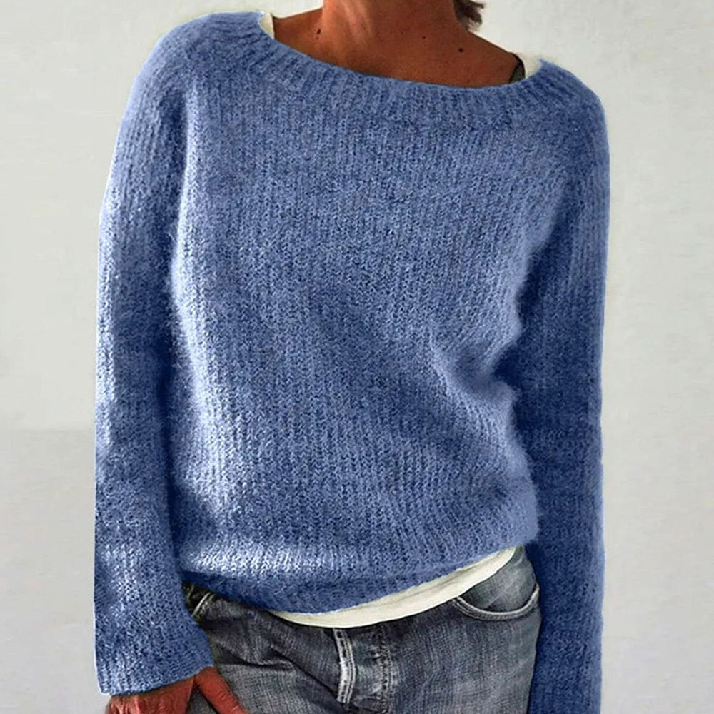 Elena | Women's Casual Relaxed-Fit Knit Pullover Sweater