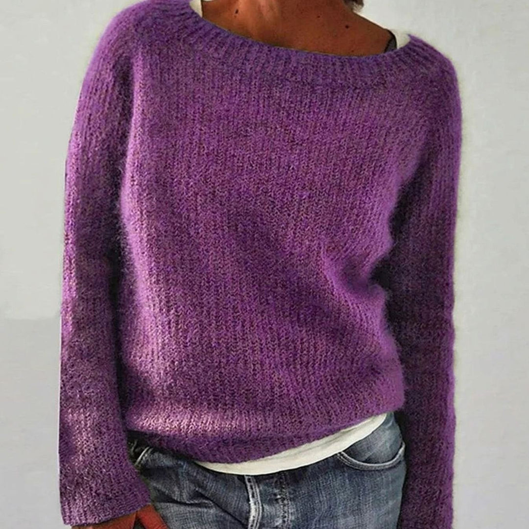 Elena | Women's Casual Relaxed-Fit Knit Pullover Sweater