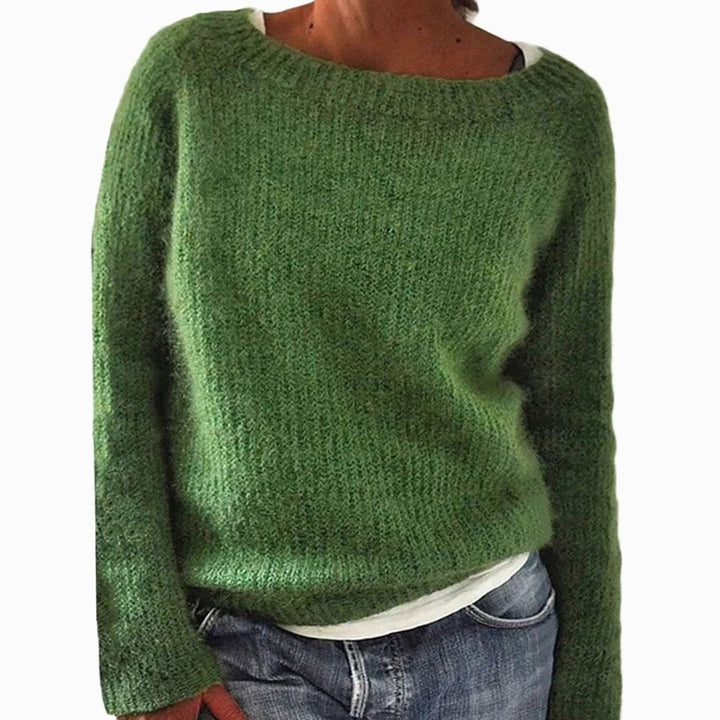Elena | Women's Casual Relaxed-Fit Knit Pullover Sweater