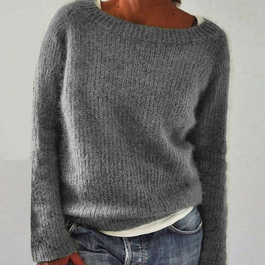 Elena | Women's Casual Relaxed-Fit Knit Pullover Sweater