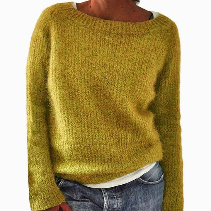Elena | Women's Casual Relaxed-Fit Knit Pullover Sweater