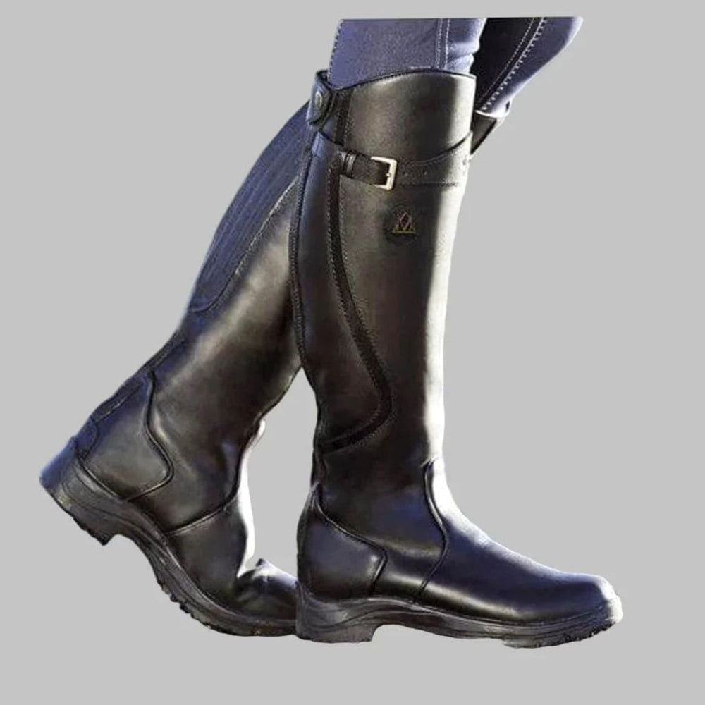 Eloise | Women's Orthopaedic Knee-High Leather Boots Buckle Strap