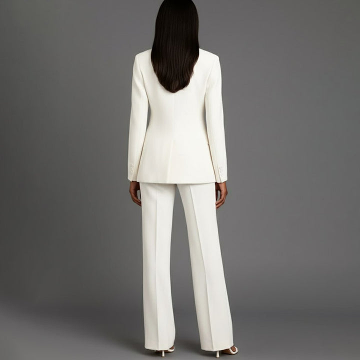 Emerson | Women's Tailored Single-Button Blazer Pants Suit Set