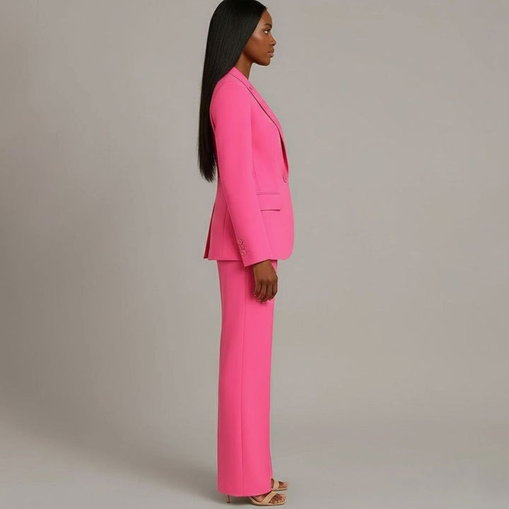 Emerson | Women's Tailored Single-Button Blazer Pants Suit Set