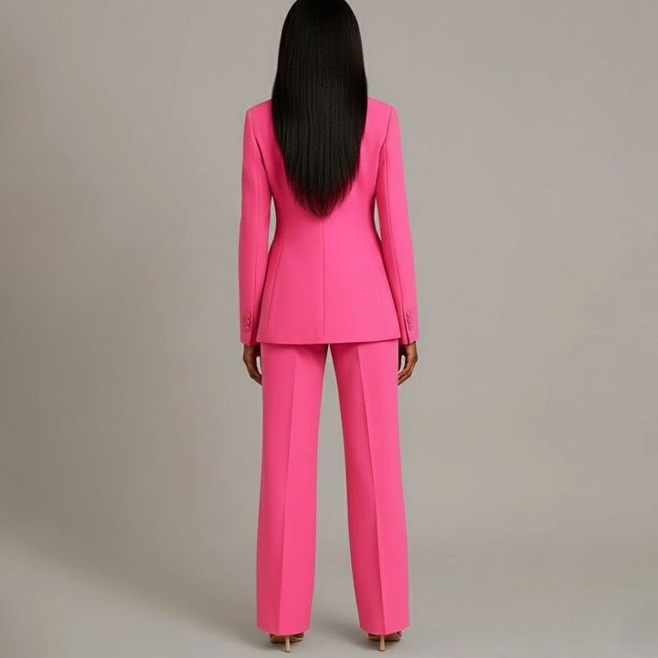 Emerson | Women's Tailored Single-Button Blazer Pants Suit Set