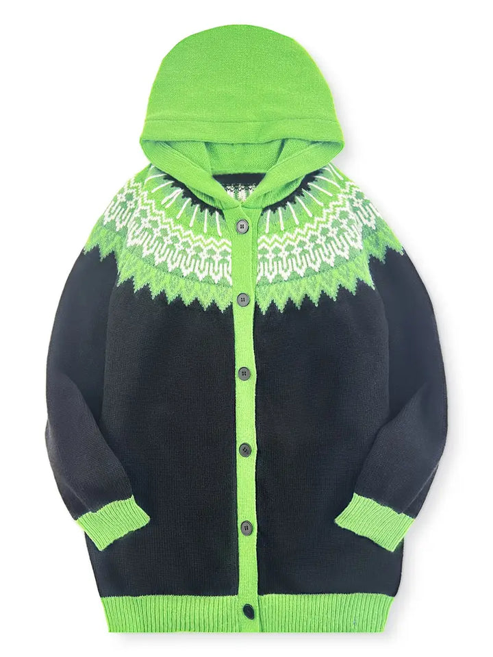 Women’s Cardigan | Hooded Button Front Pattern