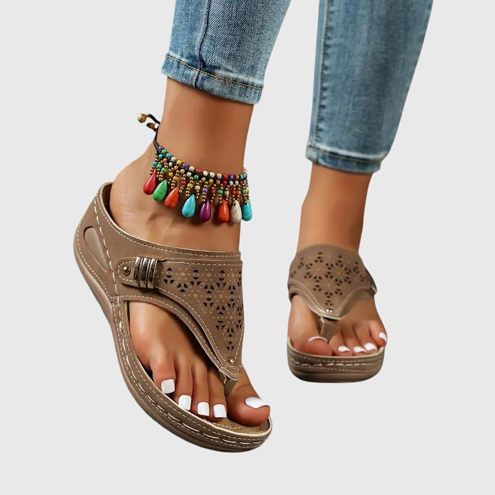Women's Comfortable Sandals | Orthopedic Cushioned Slip-On