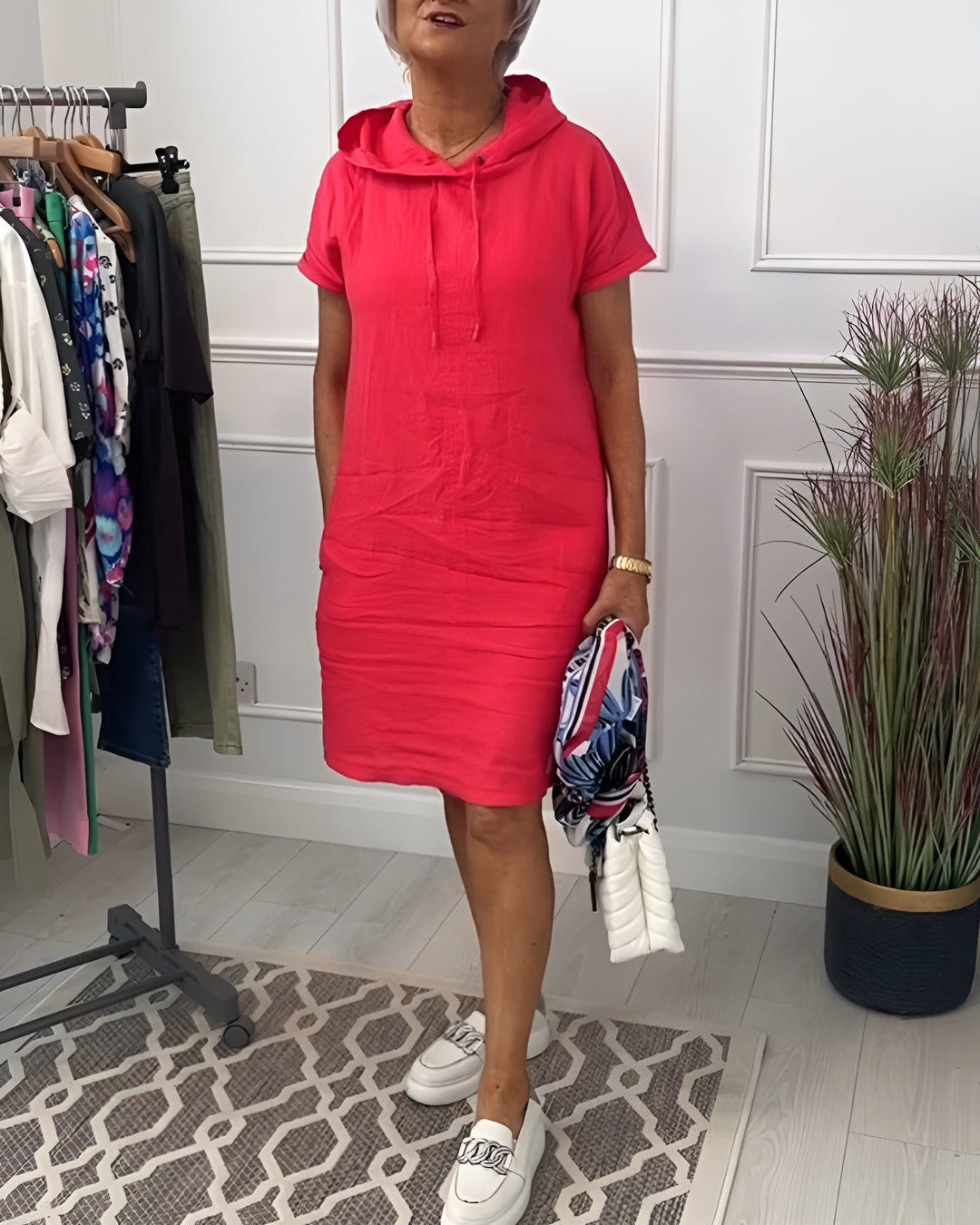 Women’s Dress | Hooded Short Sleeve