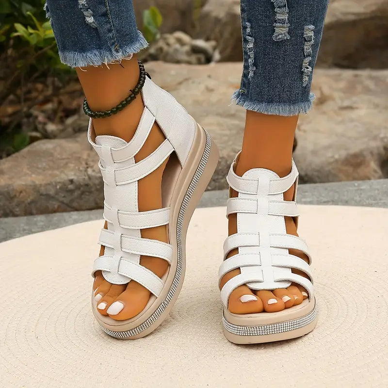 Sandals For Women | Multi-Strap Platform Design