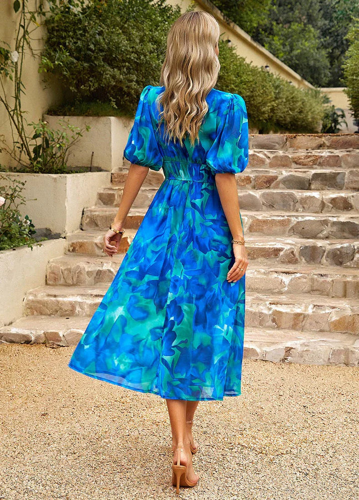 Women's Midi Sundress | V-Neck Casual