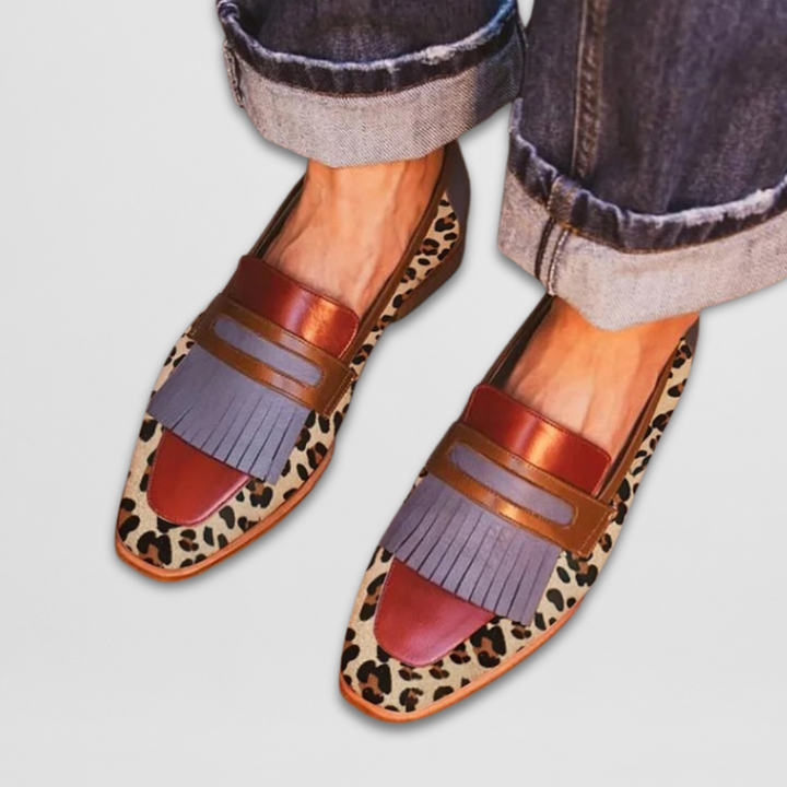 Loafers For Women | Patterned Fringe Detail