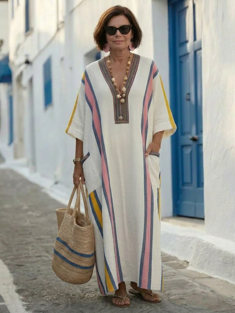 Women's Maxi Sundress | V-Neck Pocket