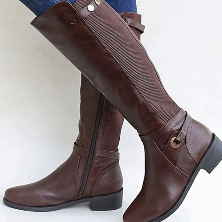 Genevieve | Women's Orthopedic Knee-High Riding Leather Boots