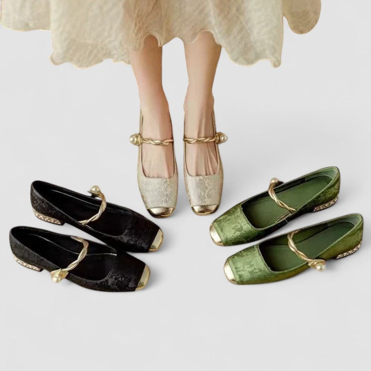 Mary Jane Shoes for Women | Metallic Accents