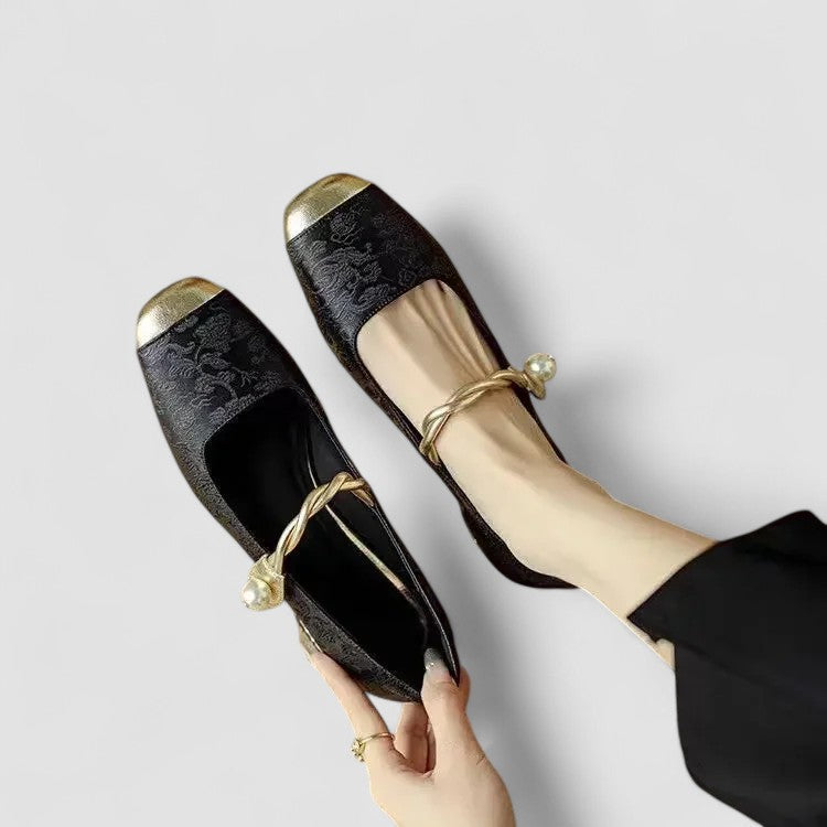 Mary Jane Shoes for Women | Metallic Accents