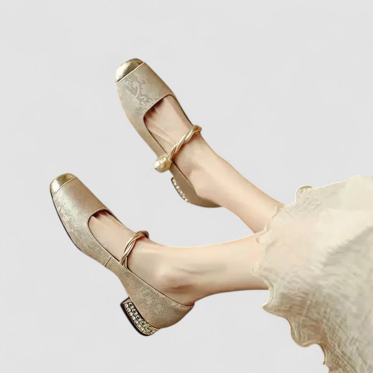 Mary Jane Shoes for Women | Metallic Accents