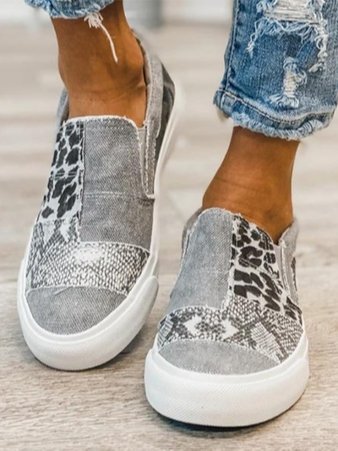 Loafers For Women | Slip-On Patterned Upper