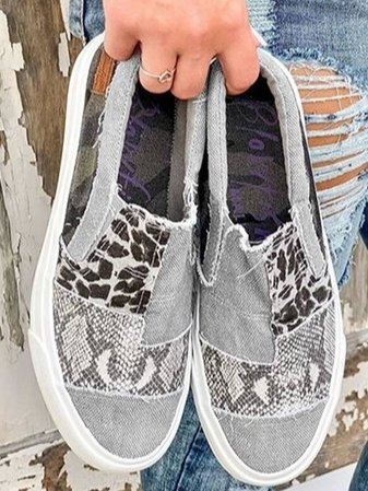 Loafers For Women | Slip-On Patterned Upper