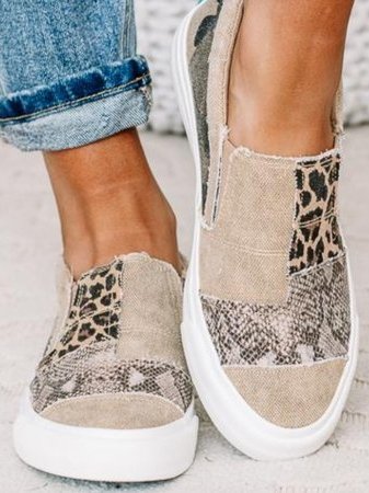 Loafers For Women | Slip-On Patterned Upper