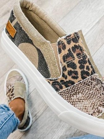 Loafers For Women | Slip-On Patterned Upper