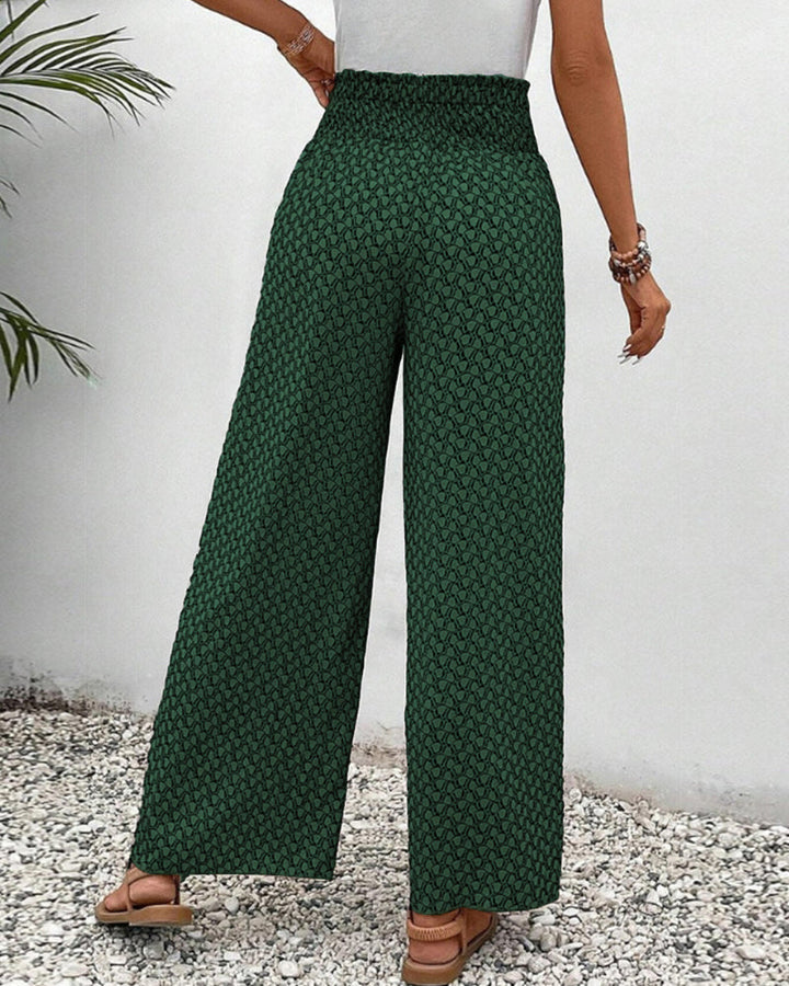 Women’s Trousers | Wide Leg Elastic Waist