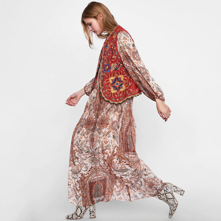 Women's Vest | Embroidered Detail