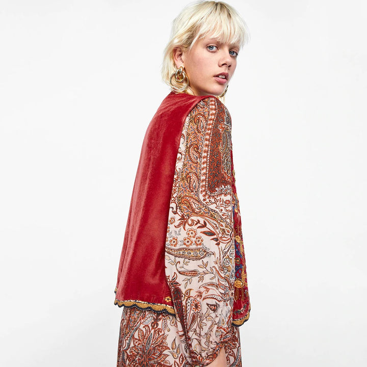 Women's Vest | Embroidered Detail