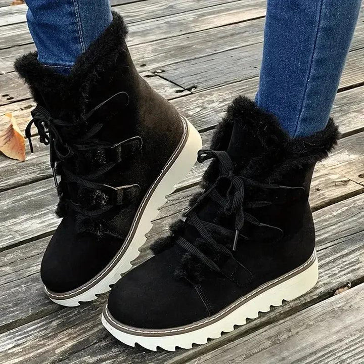 Boots For Women | Lace-Up Ankle Boots With Structured Shaft