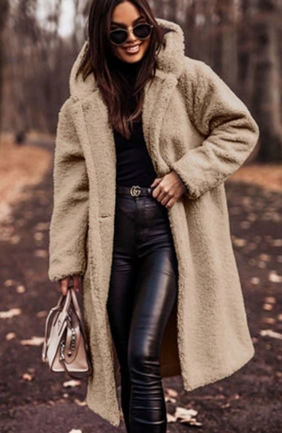 Hope | Women's Oversized Hooded Faux Fur Longline Winter Coat