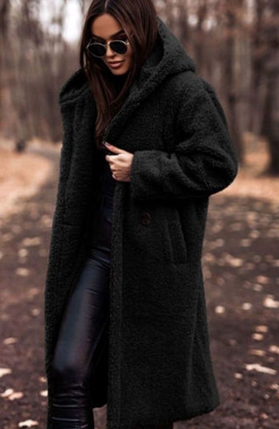 Hope | Women's Oversized Hooded Faux Fur Longline Winter Coat