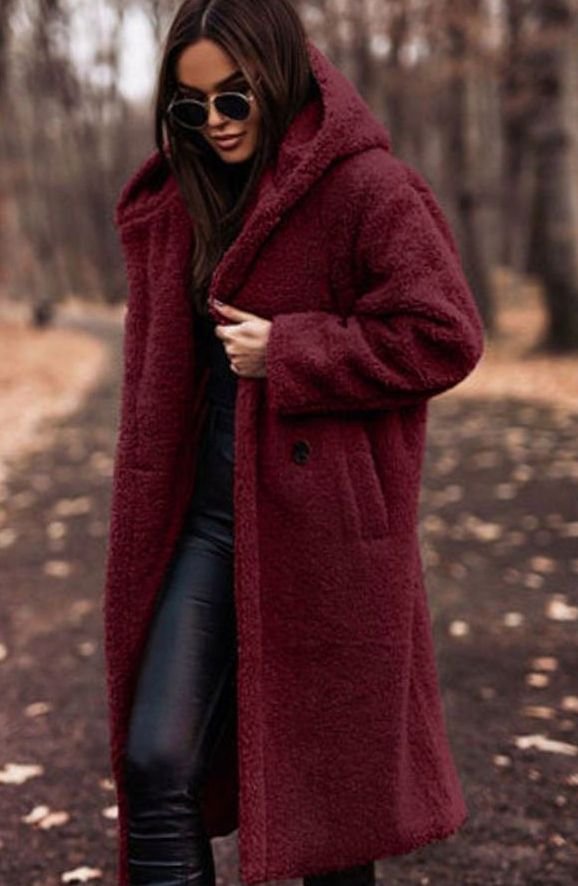 Hope | Women's Oversized Hooded Faux Fur Longline Winter Coat