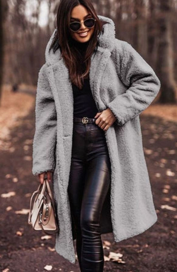 Hope | Women's Oversized Hooded Faux Fur Longline Winter Coat