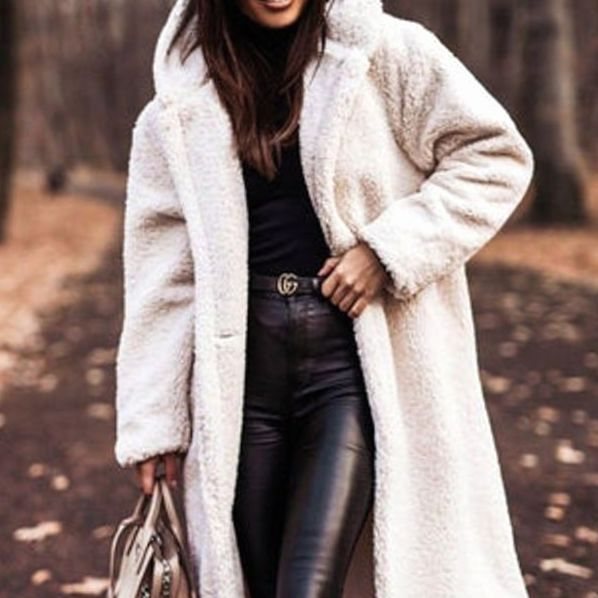Hope | Women's Oversized Hooded Faux Fur Longline Winter Coat