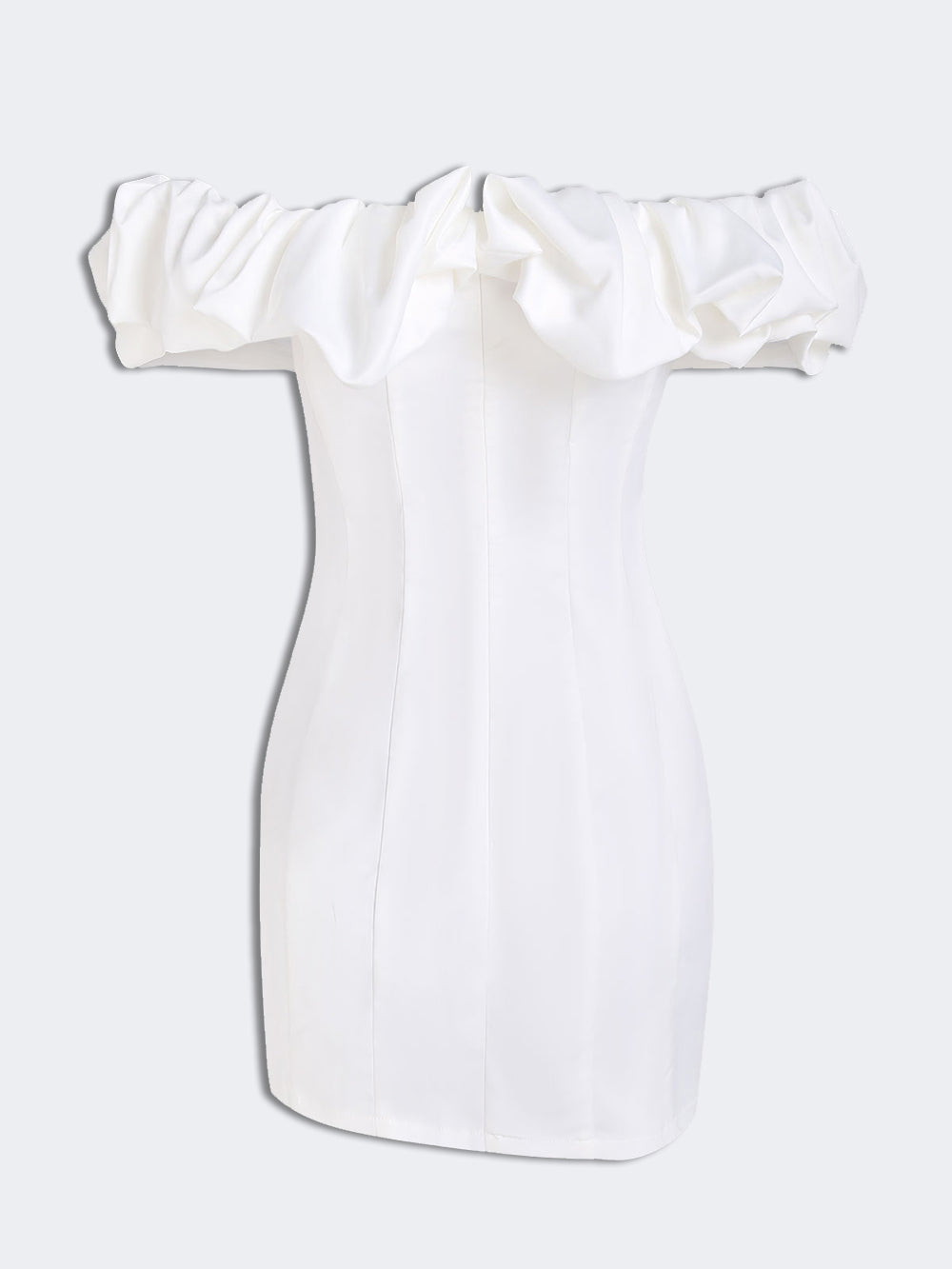 Women's Mini Sundress | Strapless Ruffled