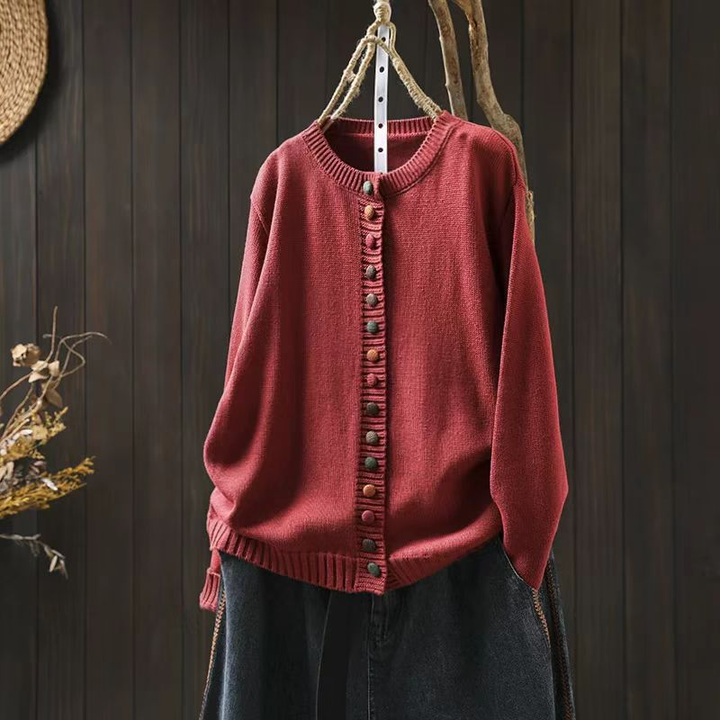 Women’s Cardigan | Colorful Button Front Knit
