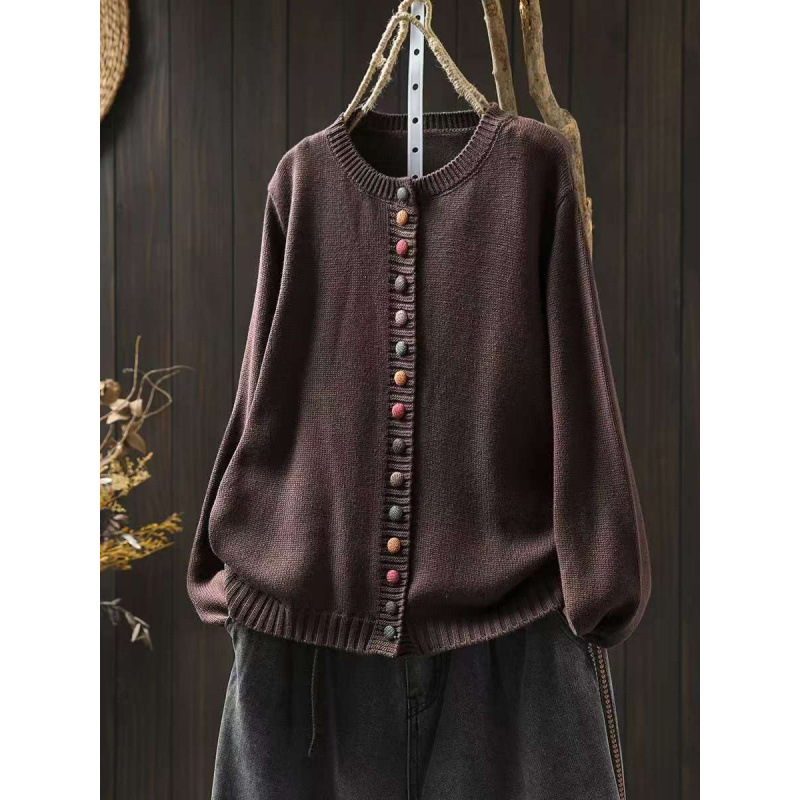 Women’s Cardigan | Colorful Button Front Knit