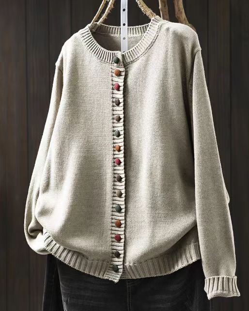 Women’s Cardigan | Colorful Button Front Knit