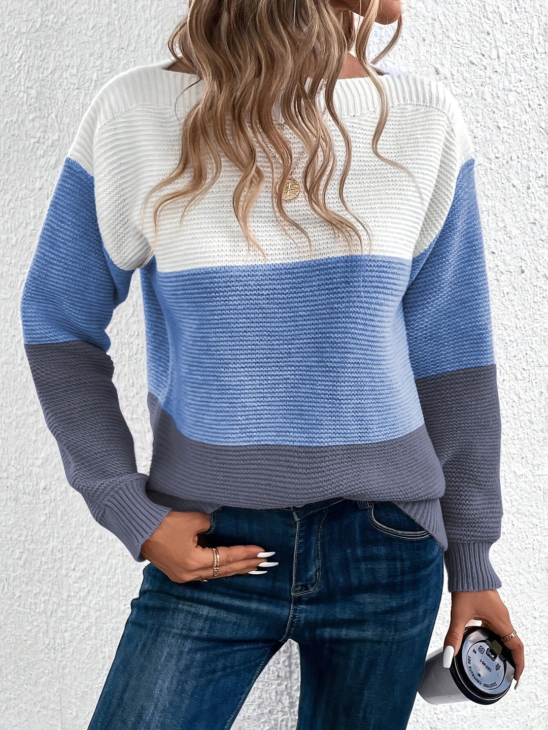 Women's Sweater | Long Sleeve Color Block