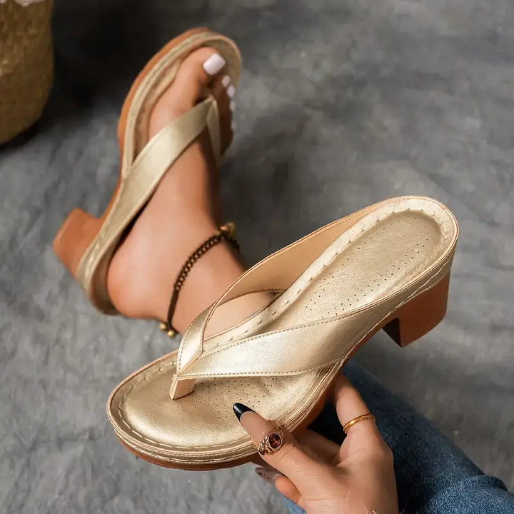 Women's Heeled Sandals | Orthopedic Open Toe
