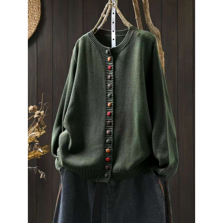 Women’s Cardigan | Colorful Button Front Knit