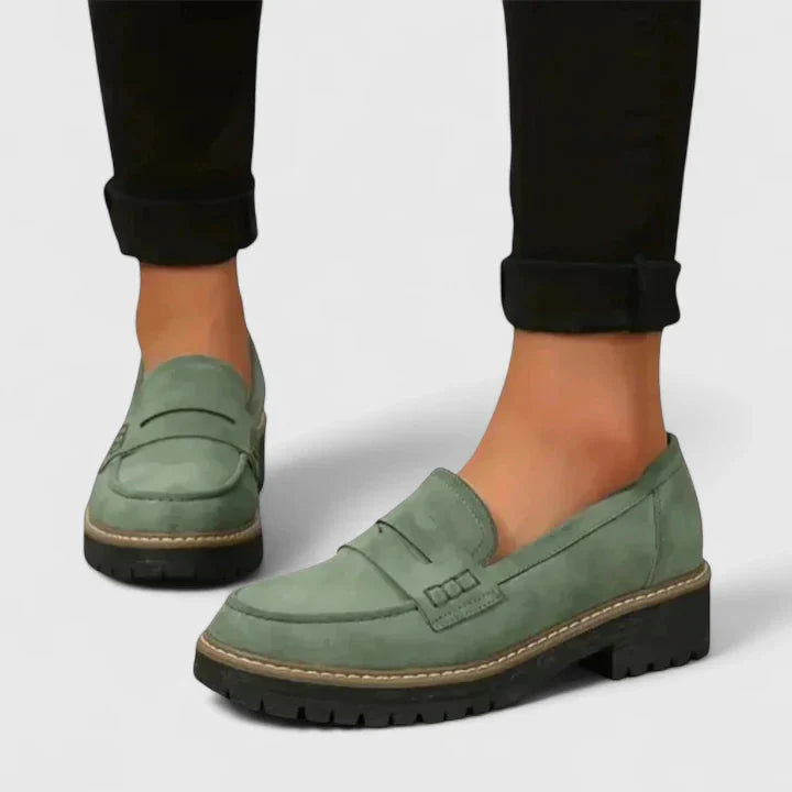Loafers For Women | Lug Sole Closed Toe