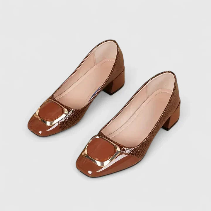Loafers For Women | Block Heel Closed Toe