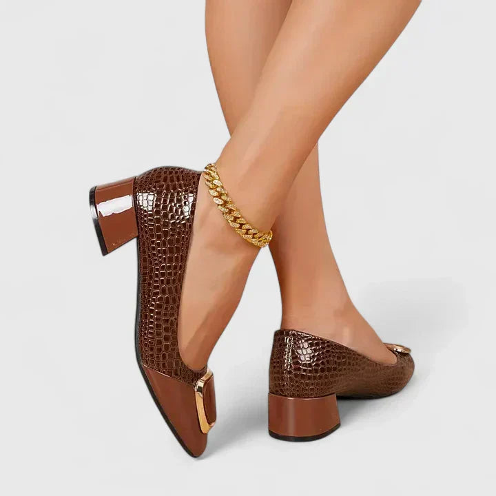 Loafers For Women | Block Heel Closed Toe