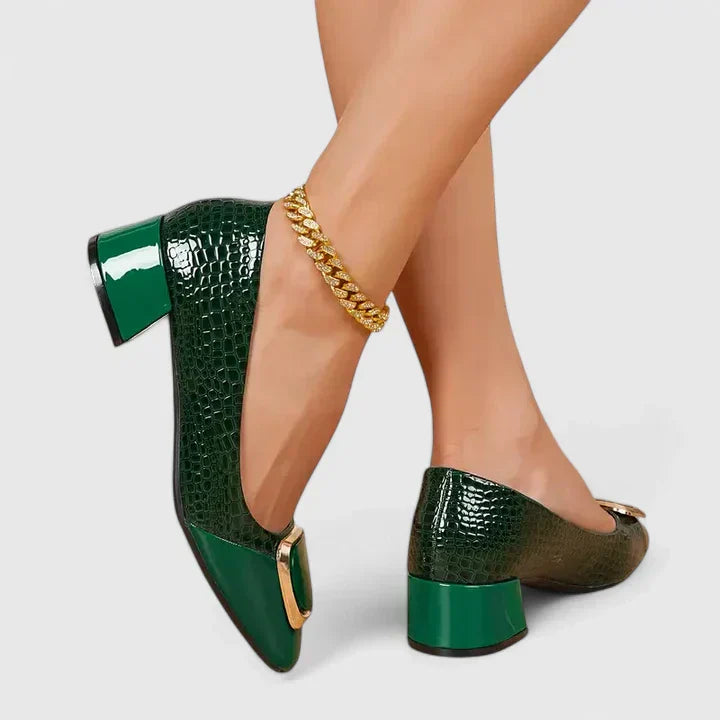 Loafers For Women | Block Heel Closed Toe