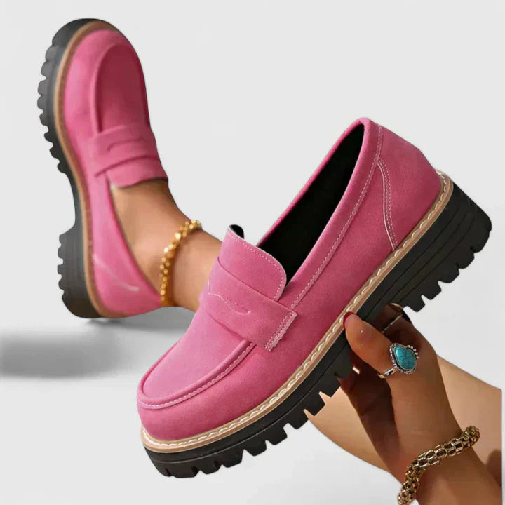 Loafers For Women | Lug Sole Closed Toe