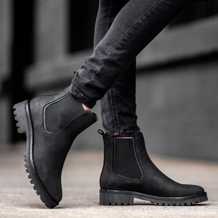 Boots For Women | Elastic Side Ankle Lug Sole