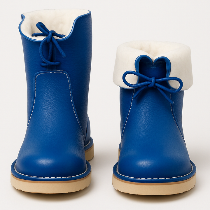 Boots For Women | Ankle Height Lace-Up With Folded Cuff