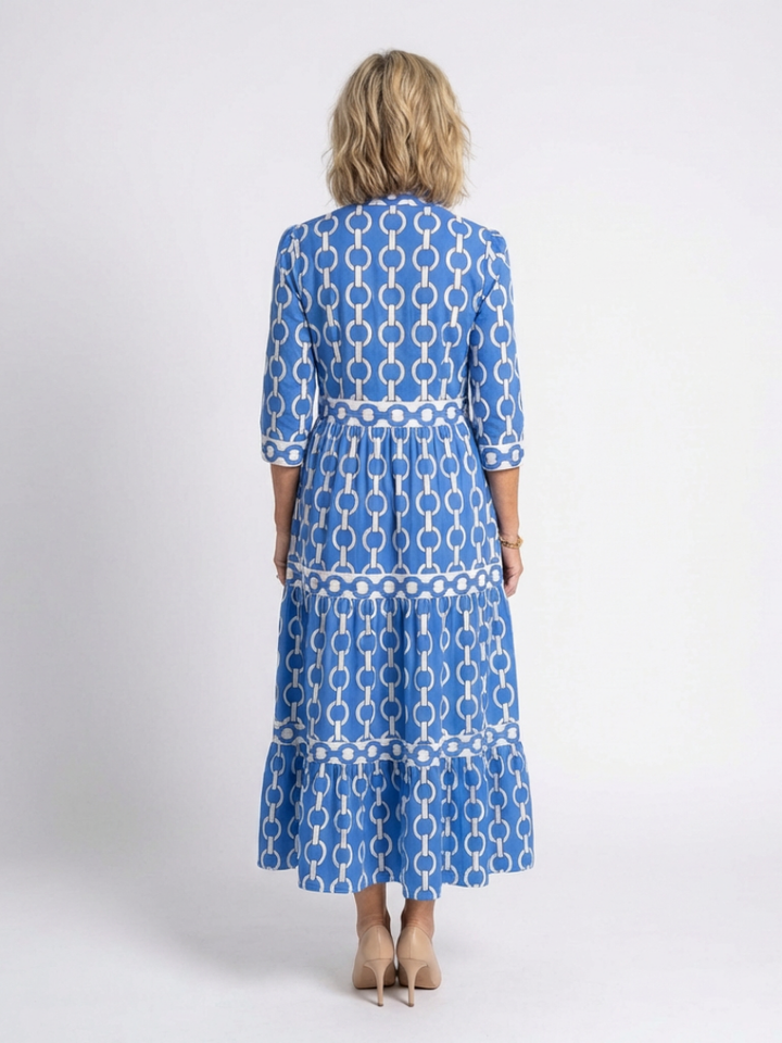 Women's Midi Sundress | 3/4 Sleeve