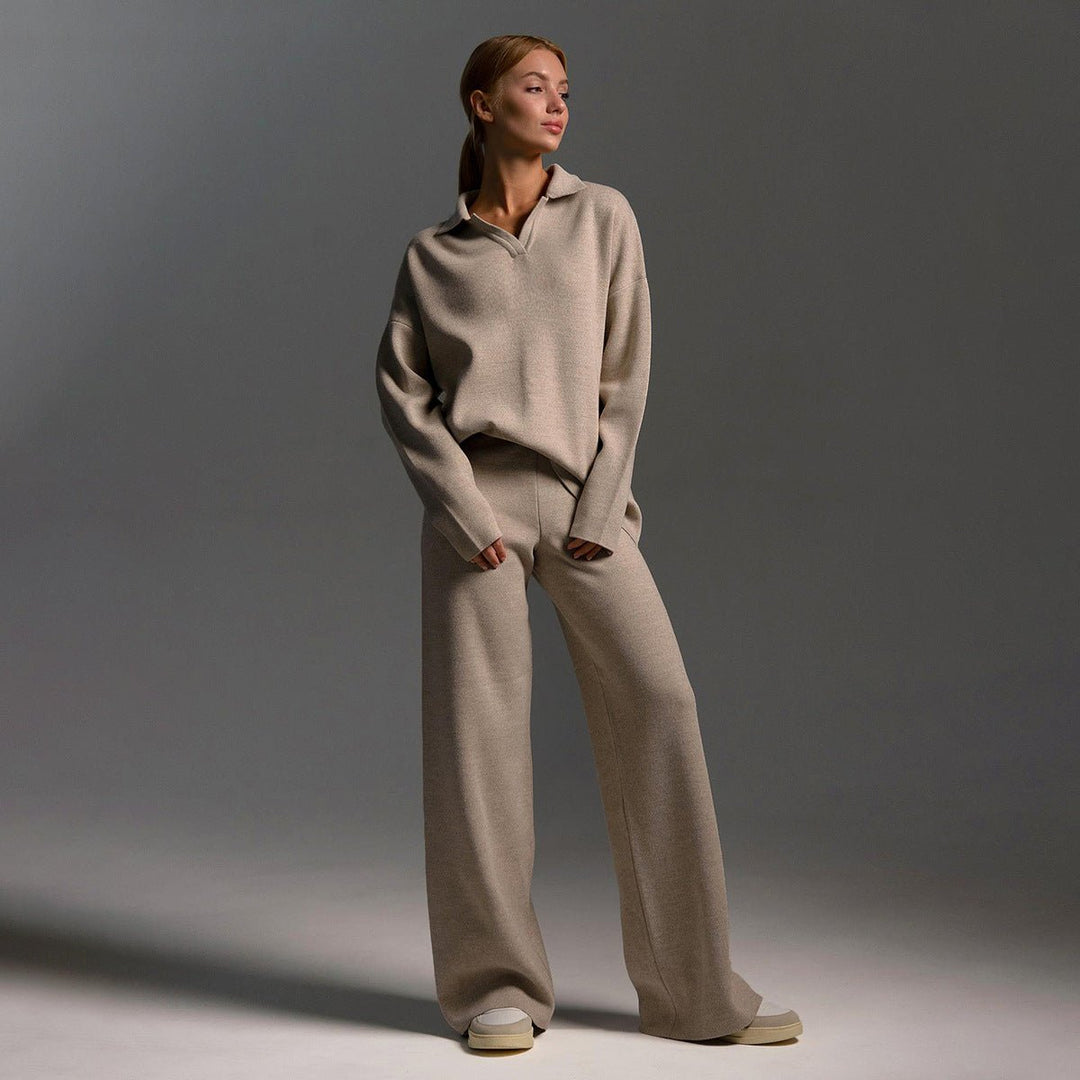 Women's Tracksuit | Knitted Top and Pants