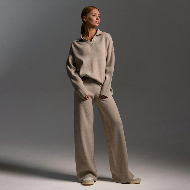 Women's Tracksuit | Knitted Top and Pants